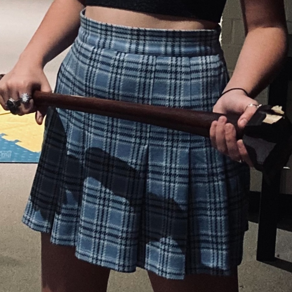 Plaid miniskirt US size 4